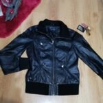 Дамско яке  естествена кожа - ONLY