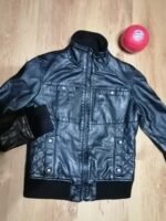 Дамско яке естествена кожа -MANGO - Image 3