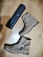 Дамски боти естествена кожа-BUGATTI