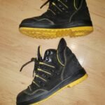 Работни  обувки - естествена кожа с метално бомбе